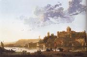 Aelbert Cuyp View of the Valkhof at Nijmegen oil painting reproduction